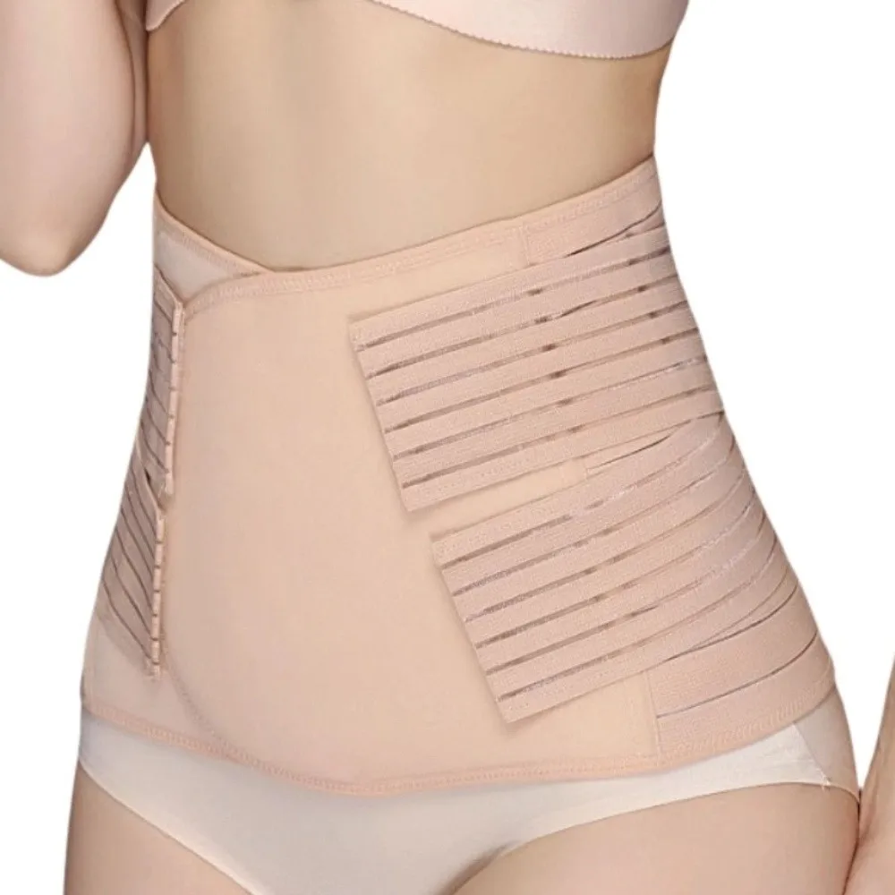 

Thin Postpartum Body Shaper Belt Seamless Stickable Women Girdle Belt Breathable Belly Contracting Waist Trainer Postpartum