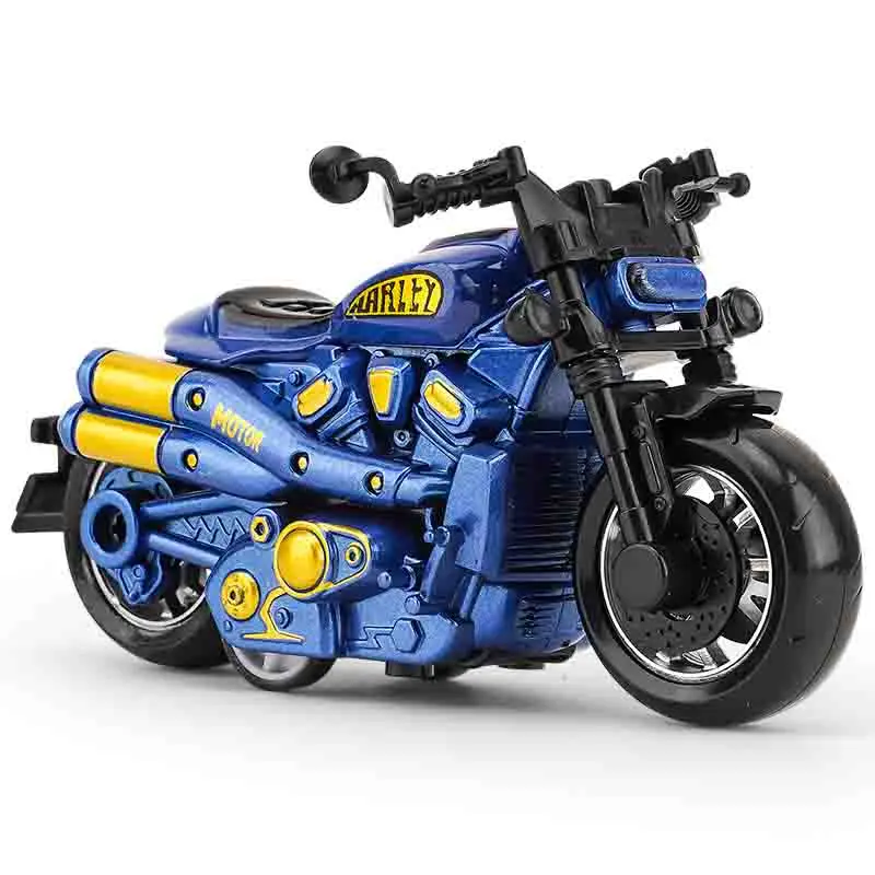 Jouet de course de Simulation pour enfants, voiture en alliage, voiture de moto Vintage, jouets pour enfants de 2 à 4 ans, cadeaux d'anniversaire pour garçons