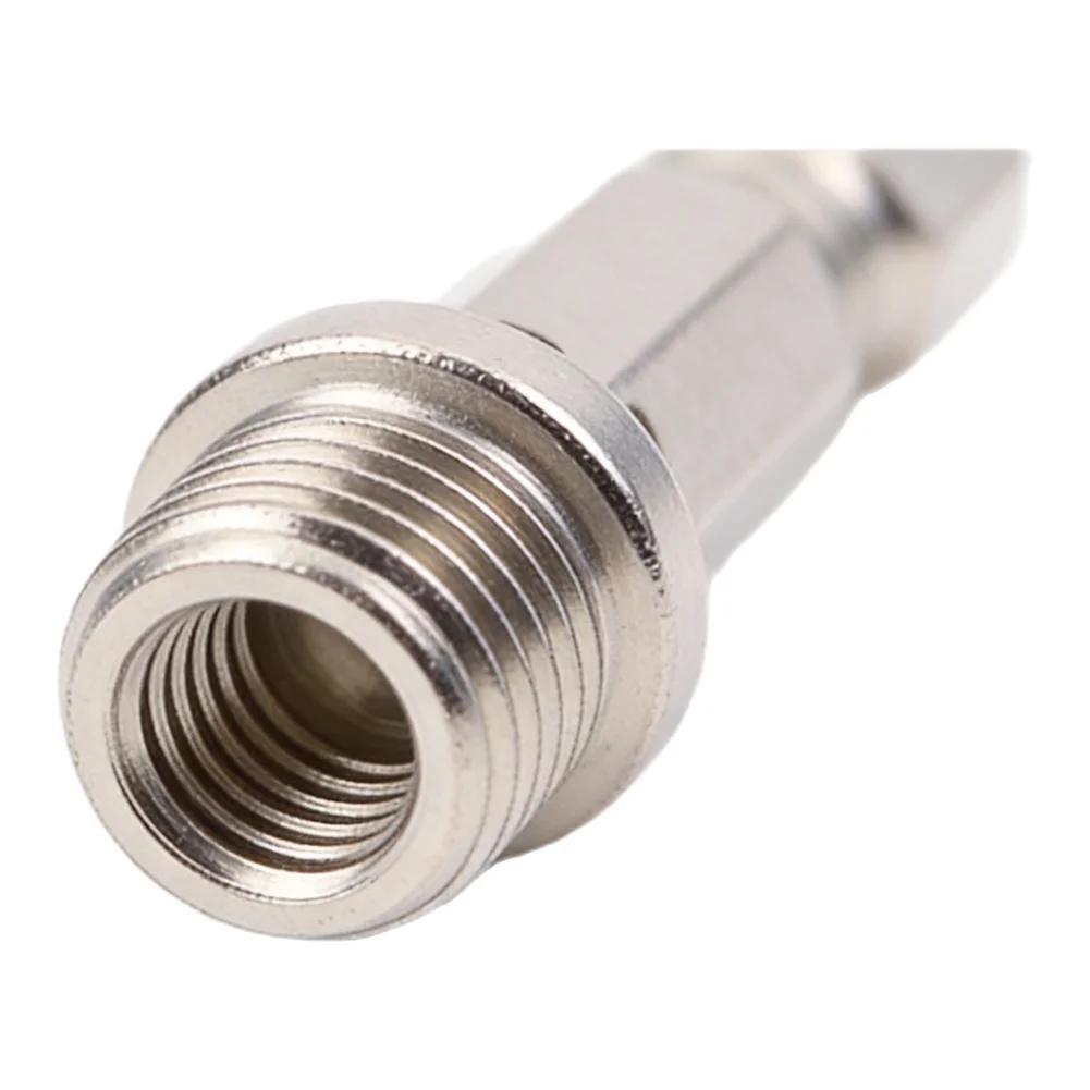 1PC Polishing Disc Connecting Rod Designed for M10 Thread Compatibility and 1/4 Inch Hexagon Shank Power Tools