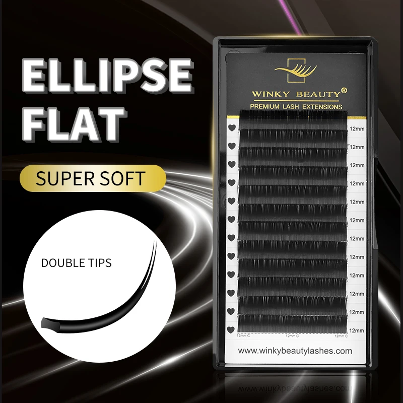 

winky beauty C/D/CC MIX New Matte Flat Eyelash Extensions Wholesale Individual Mink Softer Eyelashes Supplies