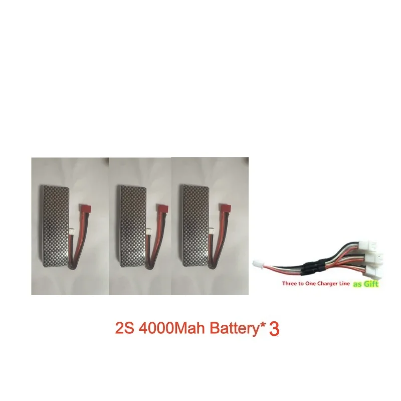 

14207 14211 RC Car Accessories Battery 3S 11.1V 3000mAh 2S 7.4V 4000mAh Battery USB Line Accessories For 14207 14211 RC Car