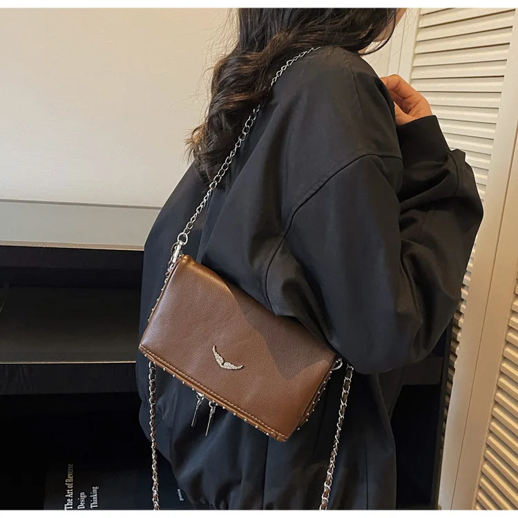 

2026 Retro Chic Mini Bag for Women, Vintage Small Square Crossbody Bag with Chain - Fashionable & Versatile Shoulder Purse