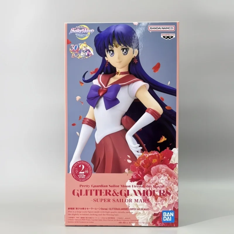 

In Stock Bandai Banpresto Original Sailor Moon Hino Rei Glitter Glamours Action Figure Doll Brand New Boxed Garage Model