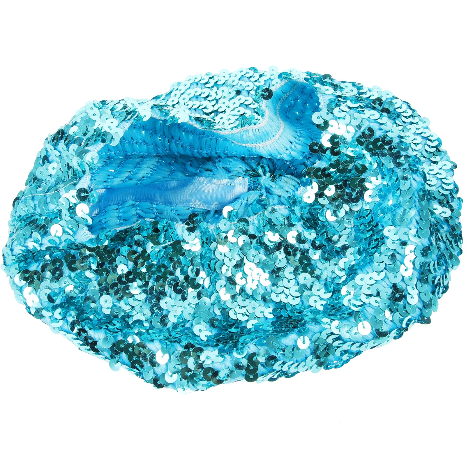 

Sequin Beret Hat Sparkly Sequins Glitter Shimmer Sparkle Dance Performance Festival Photography Accessories Various Colors