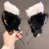 Cute Hair Accessories Women Girl Fox Cat Ears Head Bands Lovely Charming Night Party Club Bar Cosplay Hair Clip Hairband