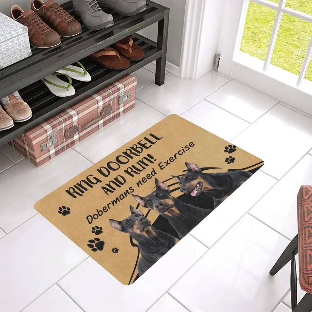 CLOOCL You Know Basset Hound Door Mats  Decor 3D Non-Slip Doormat Absorbent Carpet for Bedroom Porch Welcome Mat Drop Shipping