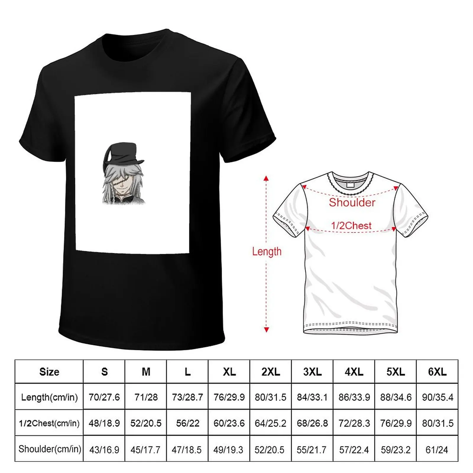 The Undertaker T-Shirt Basic Simple Design Short Sleeve Shirt