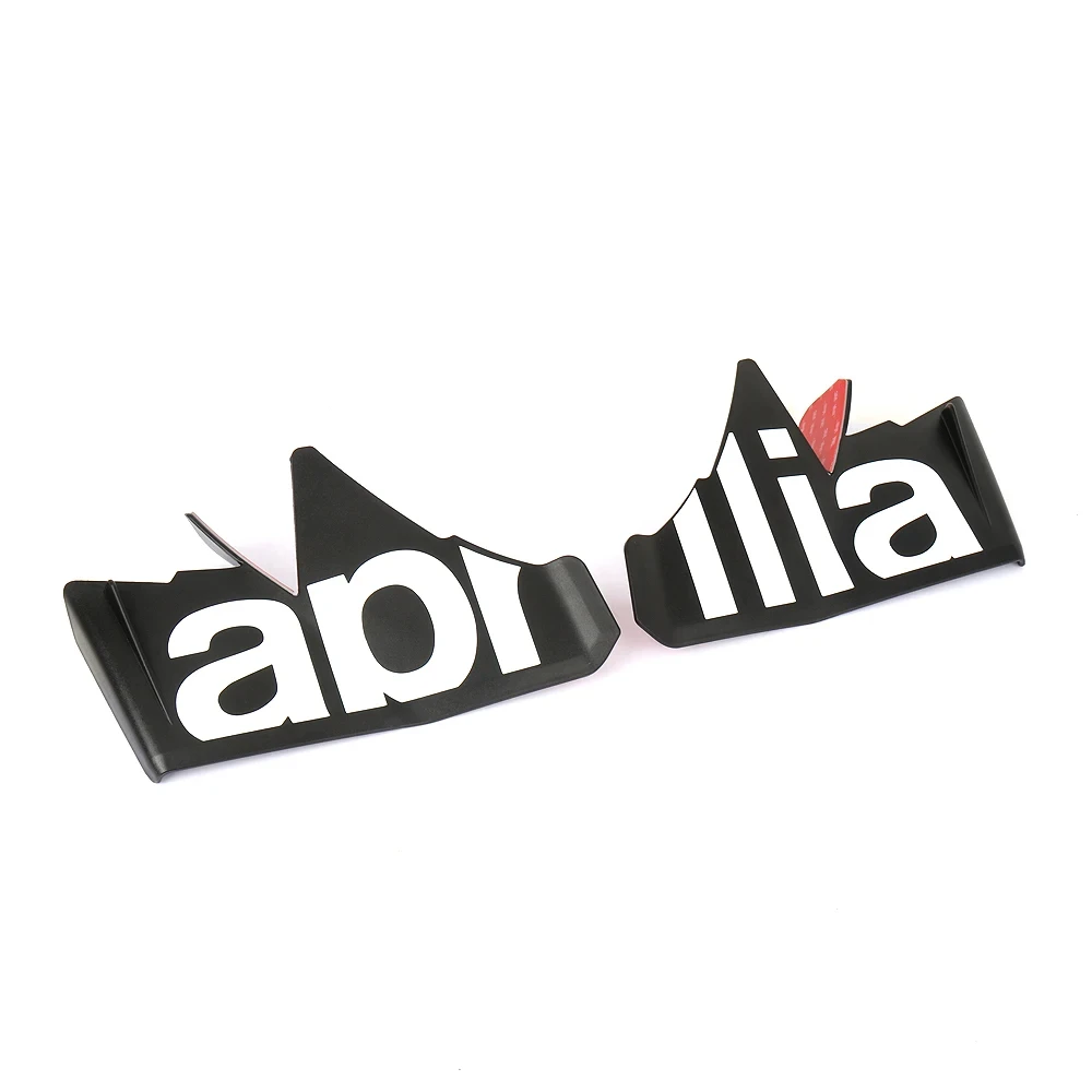 For Aprilia RS457 RS 457 2024 Logo ABS Front Fairing Winglets Aerodynamic Protection Guard Cover Motorcycle Accessories Parts