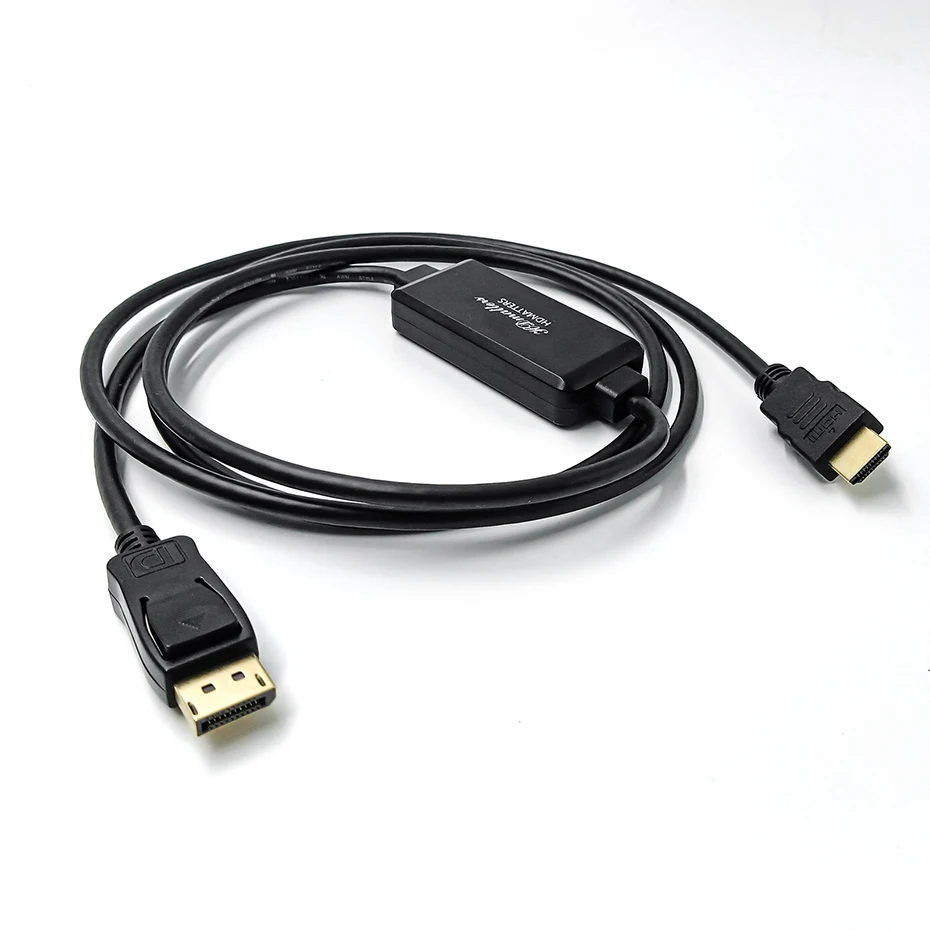 Aktywny HDMI do Displayport 1.2 4K konwerter kabel 1.8m HDMI do Displayport out dla PS4 apple TV PC laptop do monitorów DP