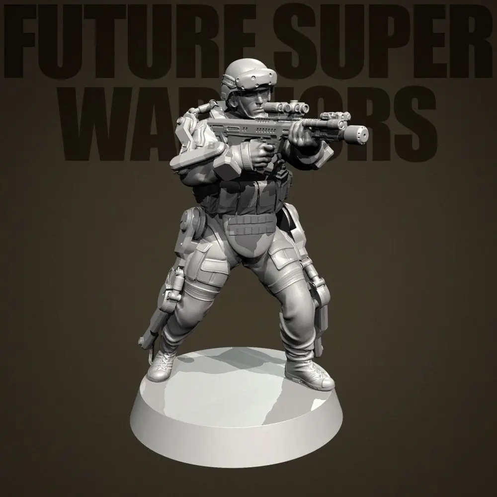 

Масштаб 1/35, высота 50 мм, фигурка из смолы, Modern Warfare Infantryman, сборная модель, комплект в разобранном виде, неокрашенная 3D игрушка 1285