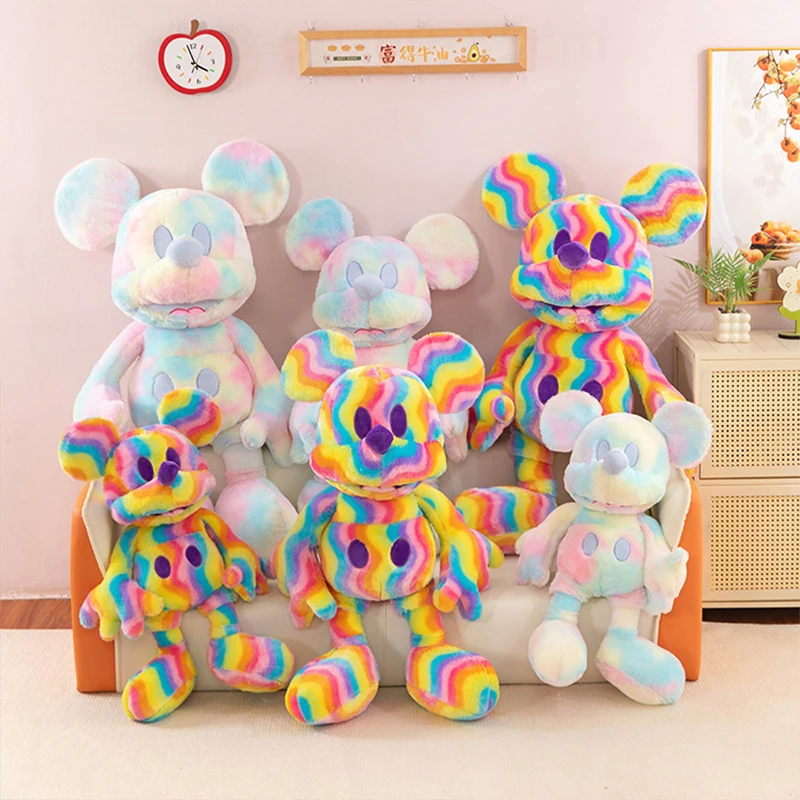 

100cm Kawaii Plush Mickey Mouse Stuffed Doll Anime Cartoon Soft Big Pillow Cute Toy Kids Birthday Christmas Gift Plushie Doll