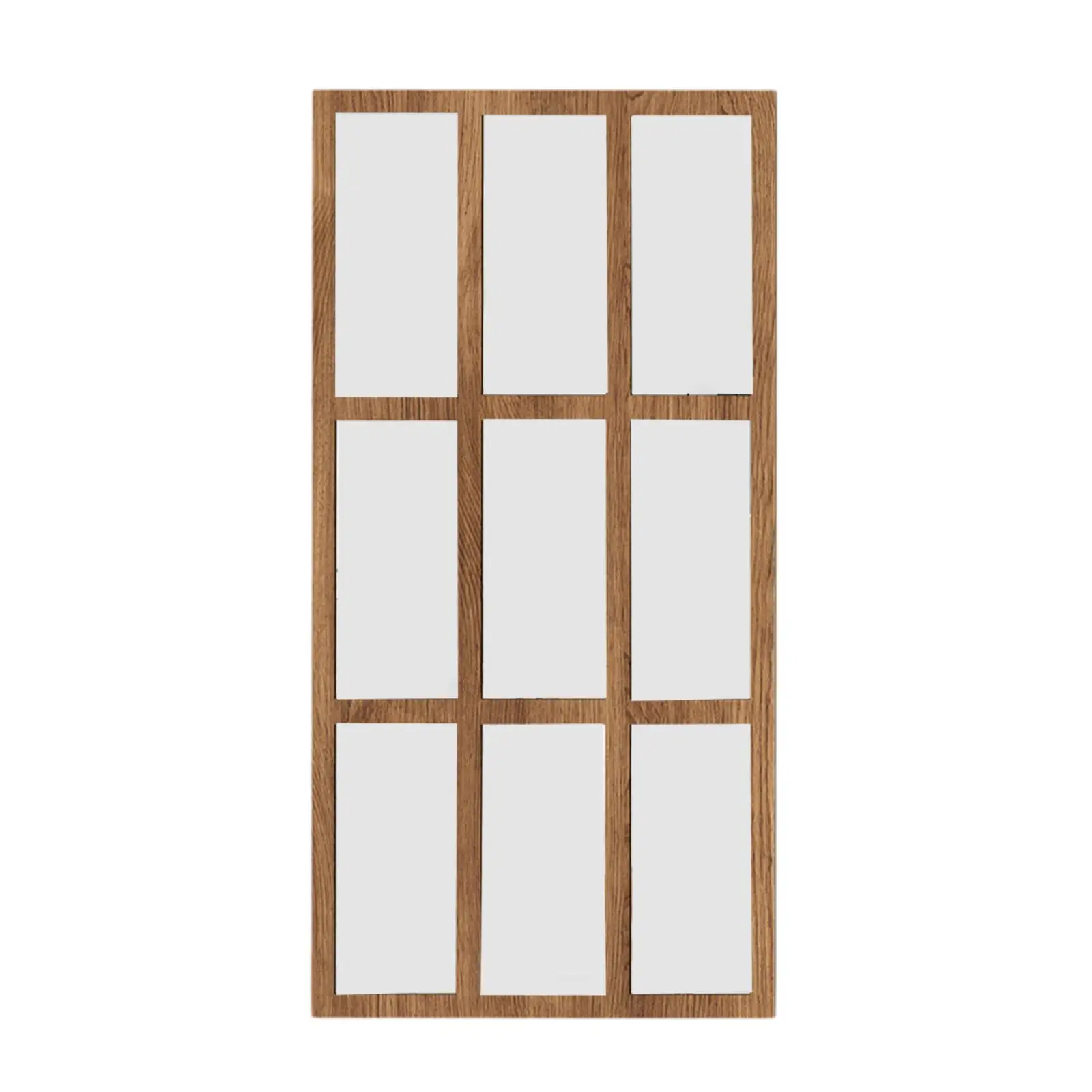 مرآة حائط مزخرفة، مرآة حائط نافذة مقلدة للحمام في غرفة المعيشة #6