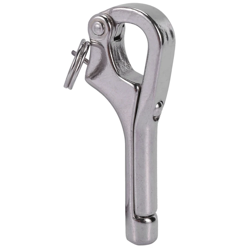 4 Inch Openable Hooks Shackle Stainless Steel Quick Release Handrail Guardrails