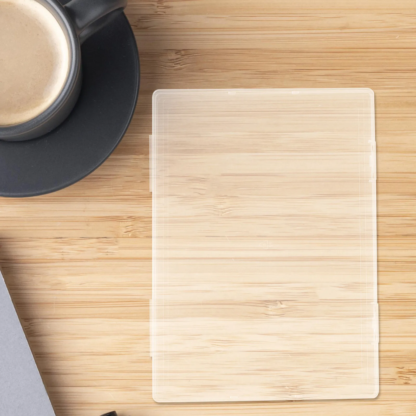 

2 шт. прозрачных пластиковых органайзера для документов, портативный футляр для хранения важных бумаг, коробка для документов