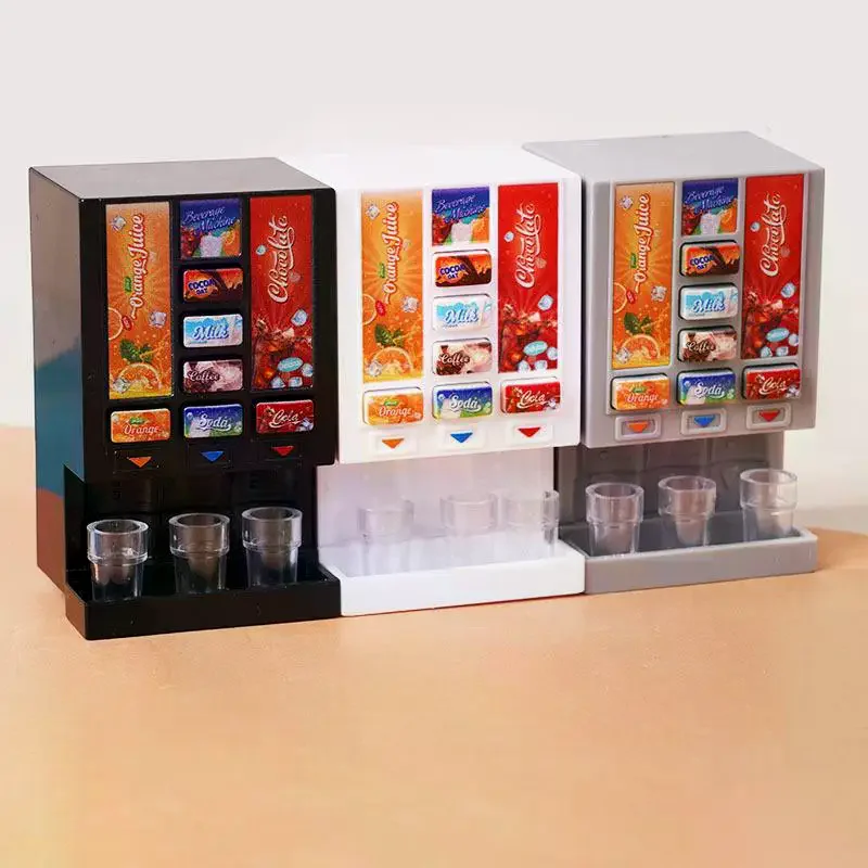 Miniatures d'appareils de cuisine pour maison de poupée 1/12 : Friteuse, machine à boissons, four, cuiseur à riz, ornements