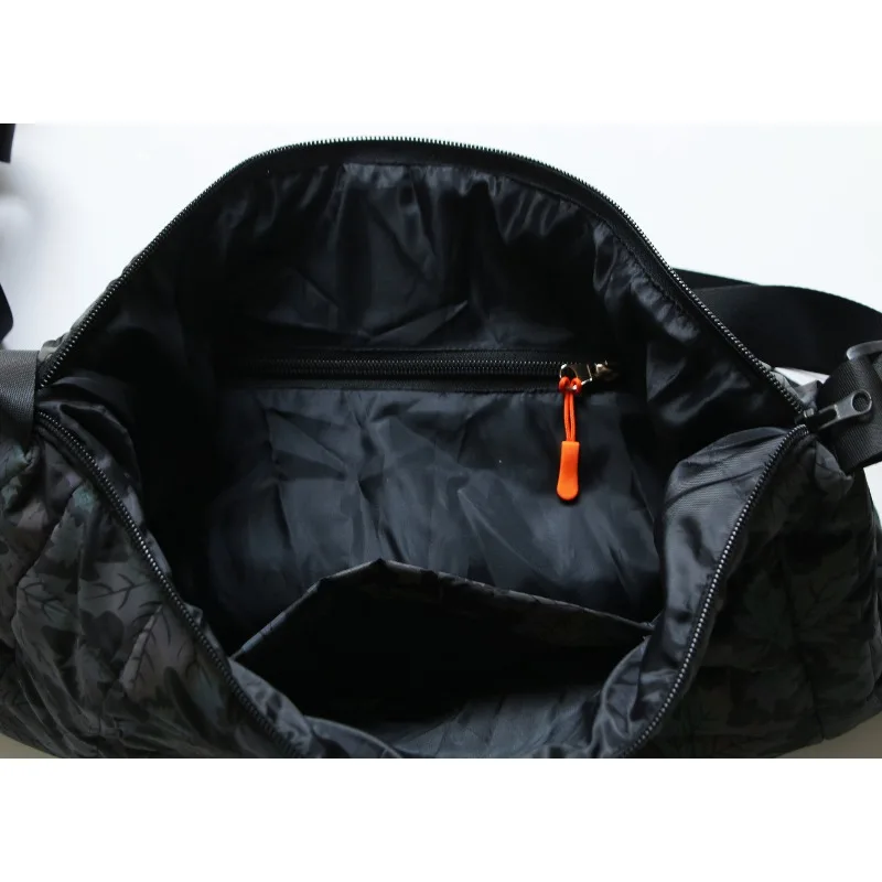 Iridescent Reflective Tote Bag Women Large Capacity Quilted Padded Crossbody Bag Daily Casual Shoulder Bag Japanese Style New