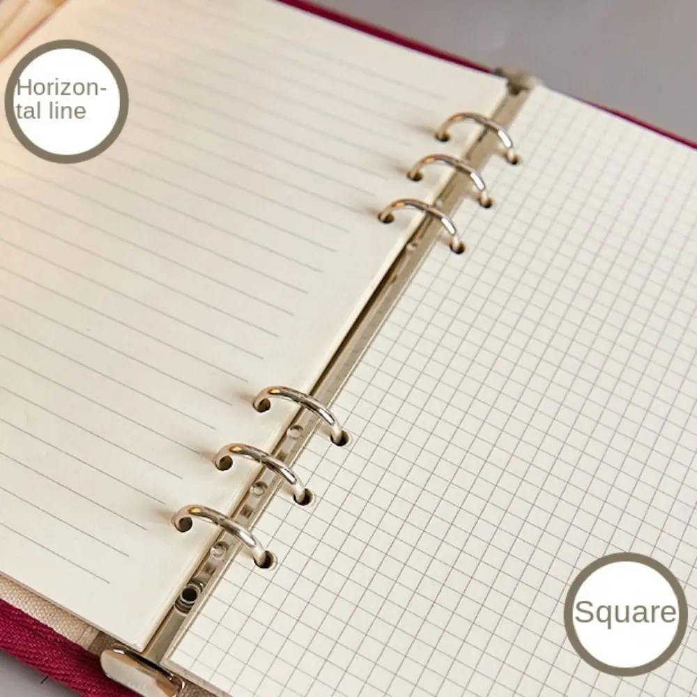 Cloth Cover Hand Account Notebook Handbook Photo Album Retro Notepad Memopad Loose Leaf A5 Loose Leaf Book Stationery