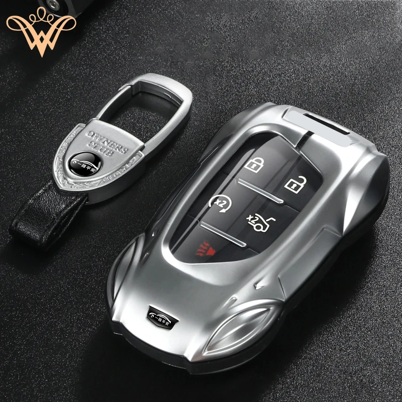 

Metal Car Remote Key Cover Case Holder Shell Fob For Cadillac Escalade CT4 CT5 CT6 XT4 XT5 XT6 ATS ESV SRX STS XTS CTS DTS 2024