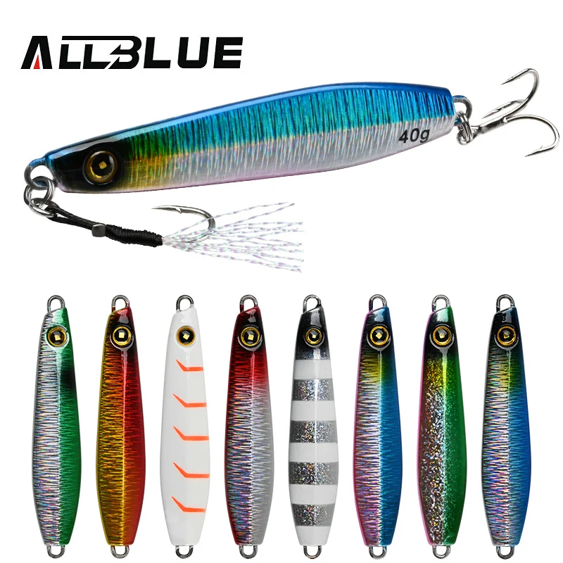 ALLBLUE KAIDO Cuchara Jigging Metálica – Ideal para Pesca de Altura