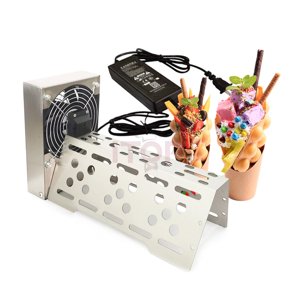

2026, New modelAutomatic Sensing 110V 220V Hongkong Egg Waffle Display Cooling Rack Bubble Waffle Cooler Waffle Fast Cooling Ma
