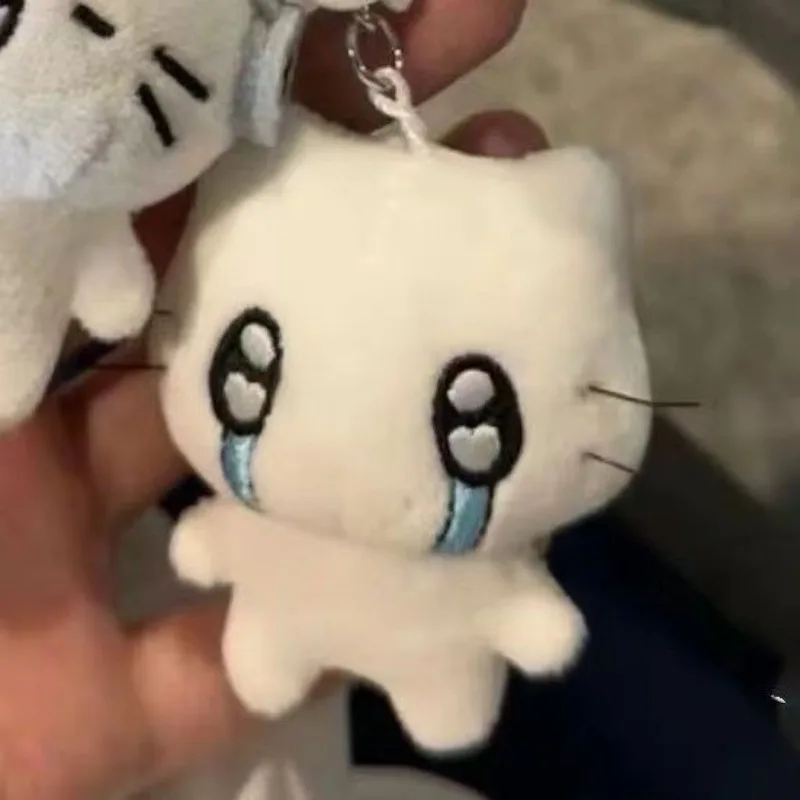 MINISO nuevo estilo lindo auriculares muñeca Chiikaw Hachiware Usagi peluche dibujos animados Ins regalo Kawaii adornos colgantes Anime dulce