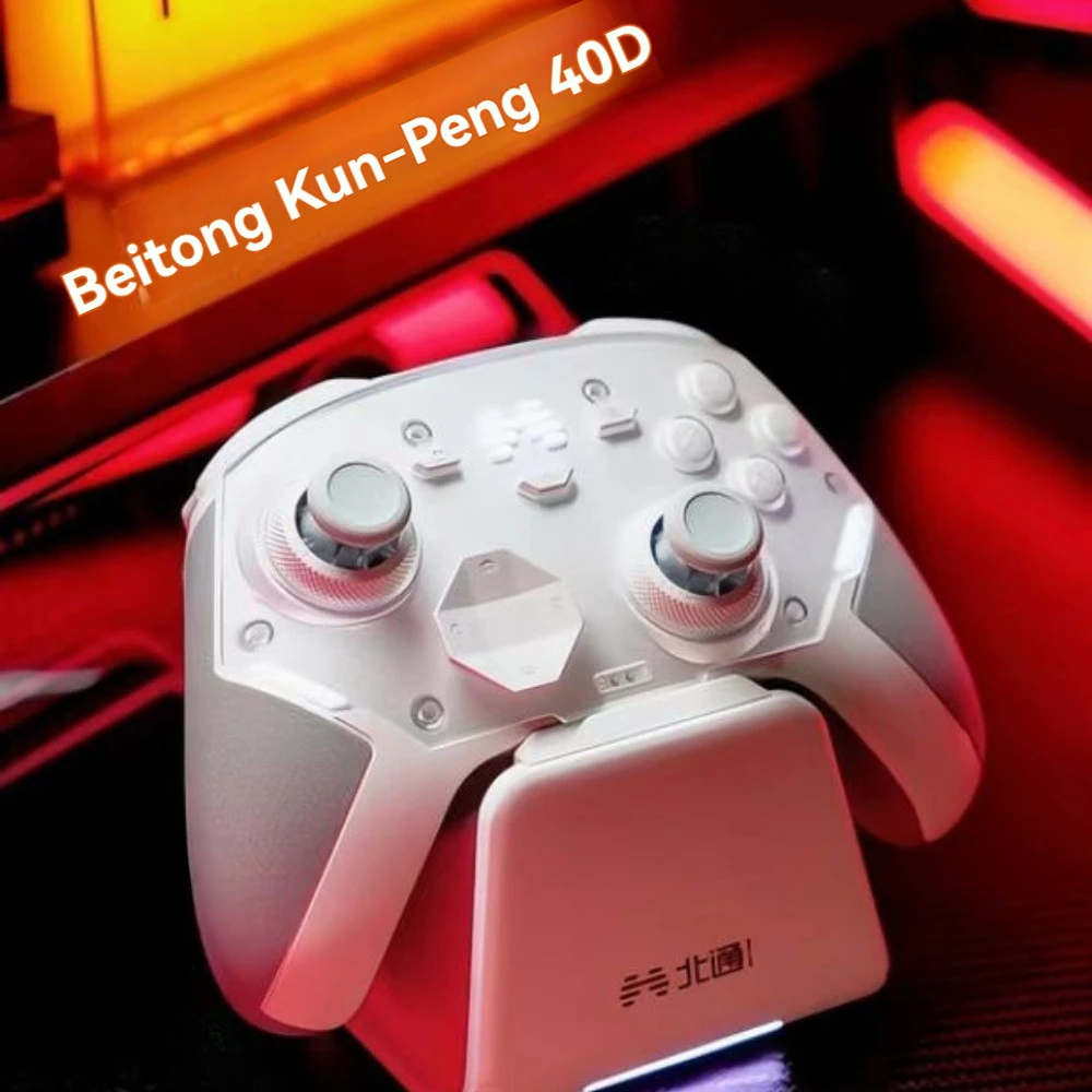 Beitong Kunpeng 40D 게임 컨트롤러 무선 블루투스 광학 스위치 TMR 조이스틱 PC/Steam용 E-스포츠 성능 게임패드