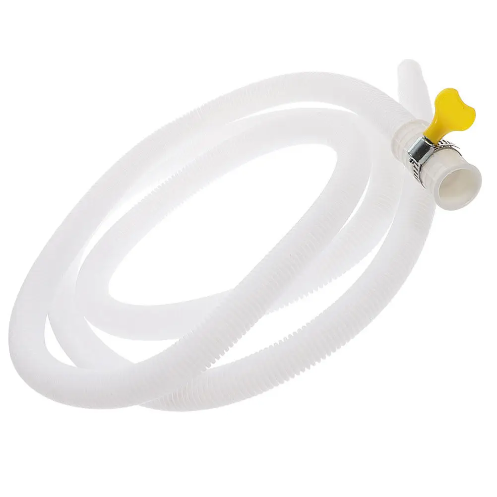 Drain Hose Kit for Air Conditioner Portable Window Unit Outdoor Ac Drainage Hose Flexible Pe ABS Stainless Steel Leak Proof Easy