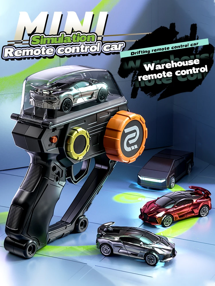 Rc Hobby Grade - รถดริฟท์บังคับวิทยุขนาดเล็ก: รถแข่งบังคับวิทยุจำลอง พร้อมพื้นที่เก็บของ ยางที่ทนทาน และไฟส่องสว่างแบบไดนามิก