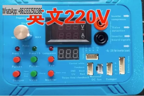 AC220V 110V Refrigerator Compressor Tester Pulse Solenoid Valve Inverter Refrigerator Test Tool Universal Detector