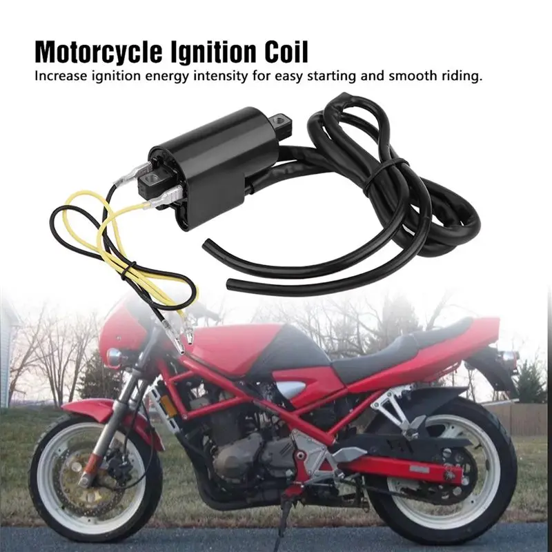 AMEXIAOXU 2PCS Ignition Coil Motorcycle Ignition Coil For GSF400 GSF600 GSF1200 Bandit