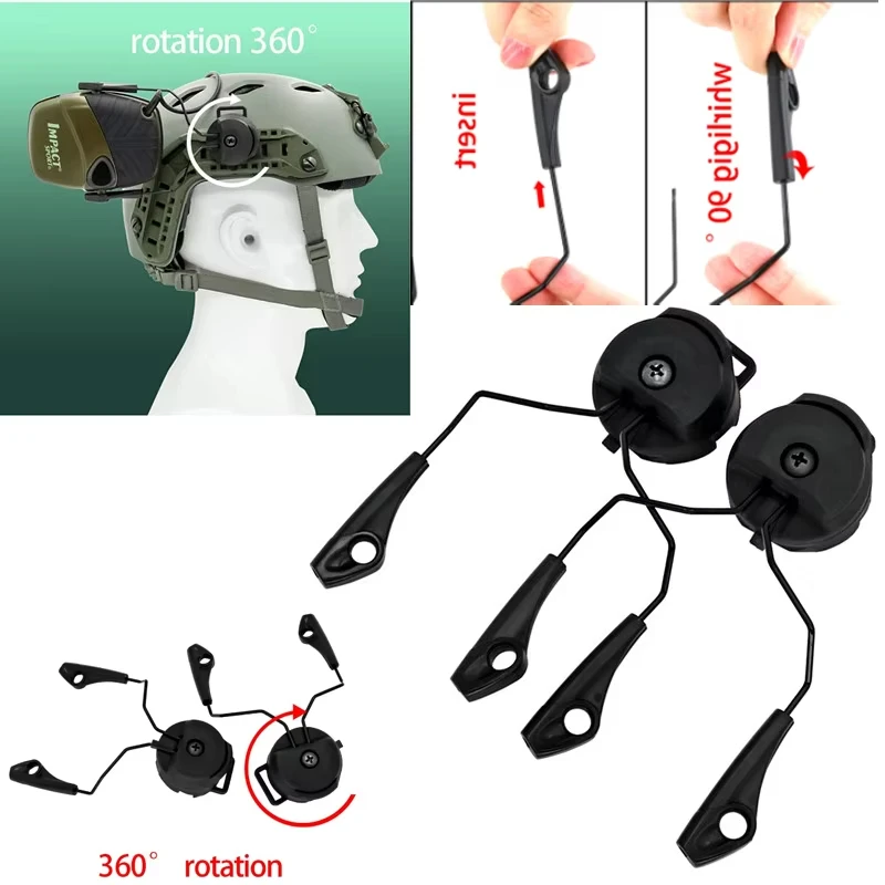 ARC OPS-CORE Calentador electrónico para casco con adaptador de riel - imagen 4