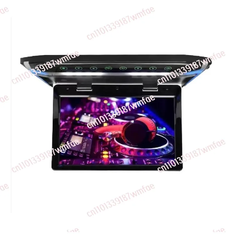 12-Inch Ambient Lighting Roof Flip Car Monitor MP5 SD FM