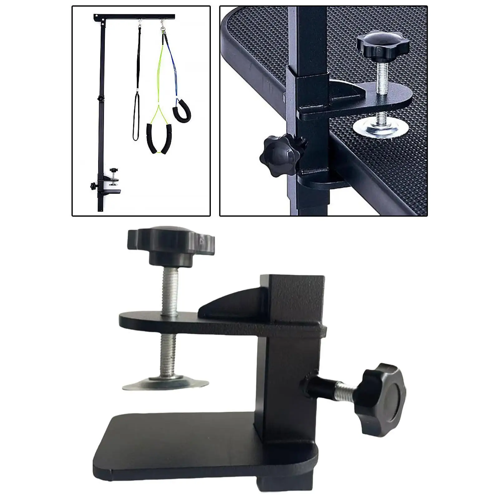 Pet Grooming Table Clamp Multipurpose Fixing Clip for Indoor Cutting Shop