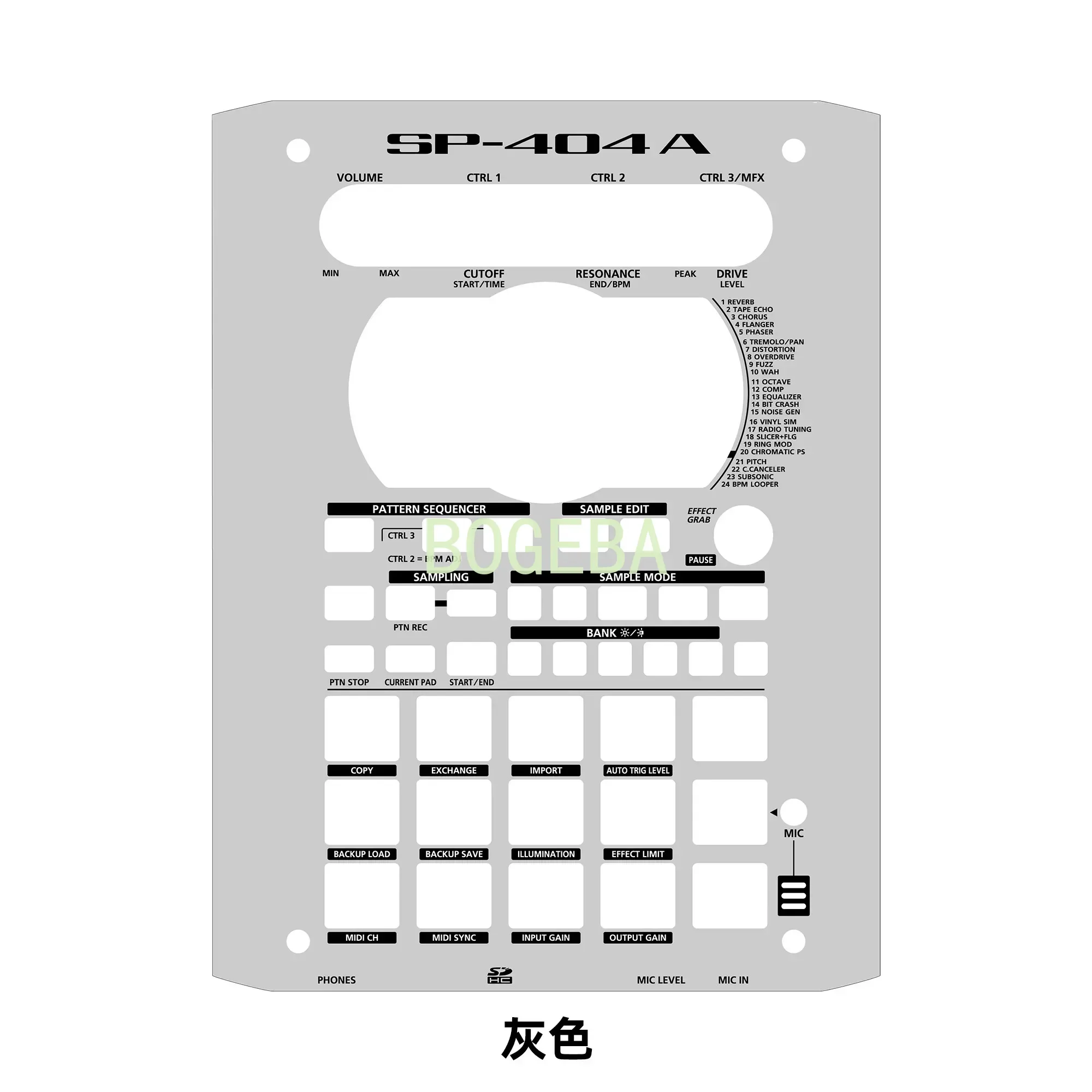 

SP-404a sampler panel protective film colorful film pattern can be customized individually