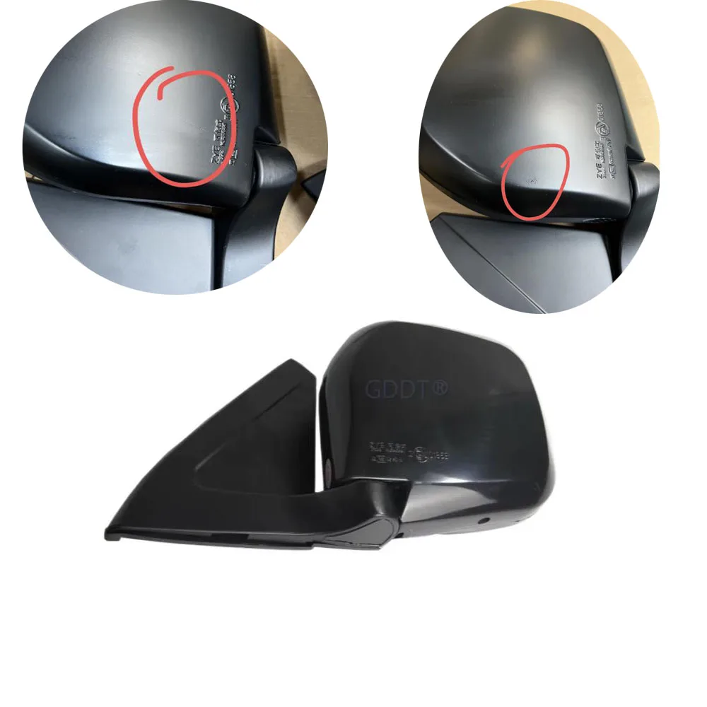 1 Pcs No Painting Manual Side Mirror for Pajero V30 MB696519 Rear Glass for Montero V20 2th 1989-1999 No Wire for Shogun V40