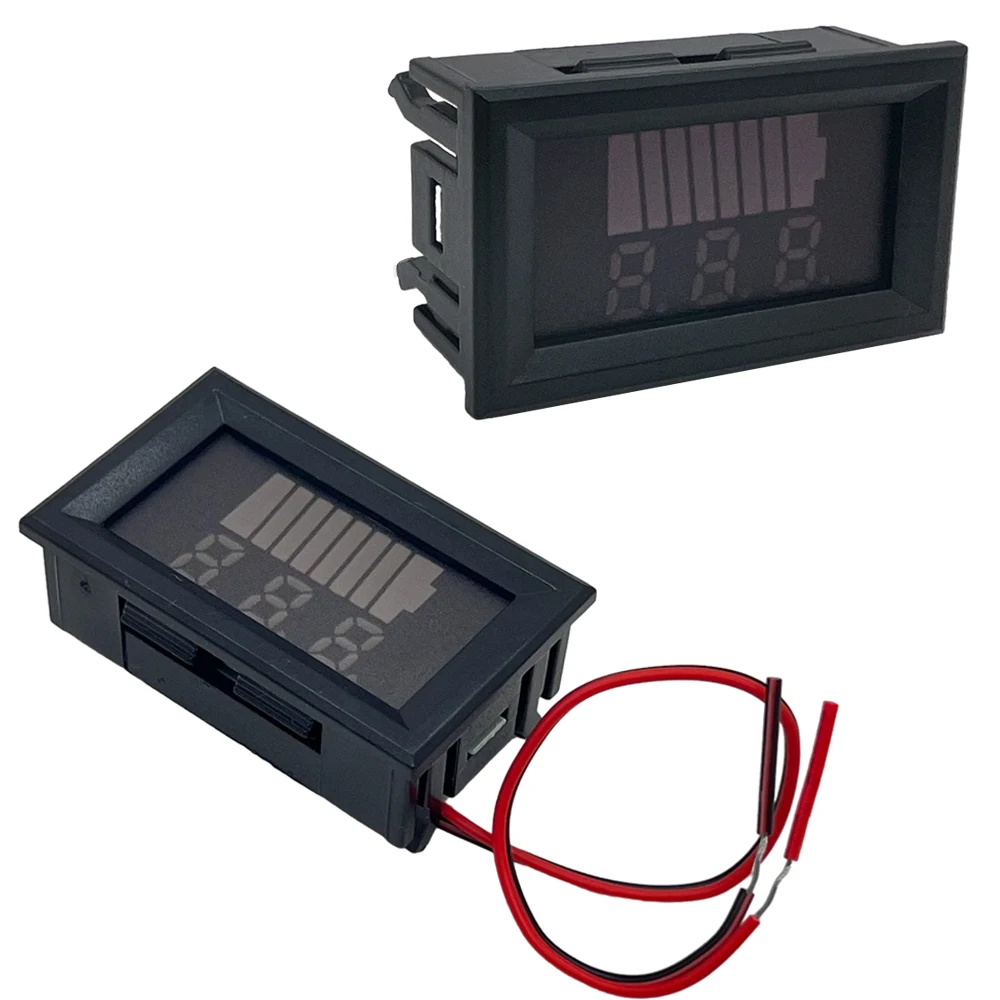 Auto Batterij Laadniveau Indicator 12V 24V 36V 48V 60V 72V Lithium batterij Capaciteit Meter Tester Display LED Tester Voltmeter