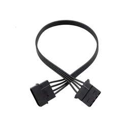 1x Computer Cables Large 4 Pin Male To Female 4P IDE Power Extension Cable 18AWG for Molex Connector