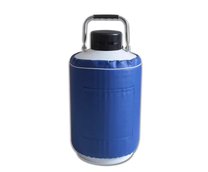 3L Liquid Nitrogen LN2 Storage Tank Static Cryogenic Container with Straps for Laboratory And Research Use