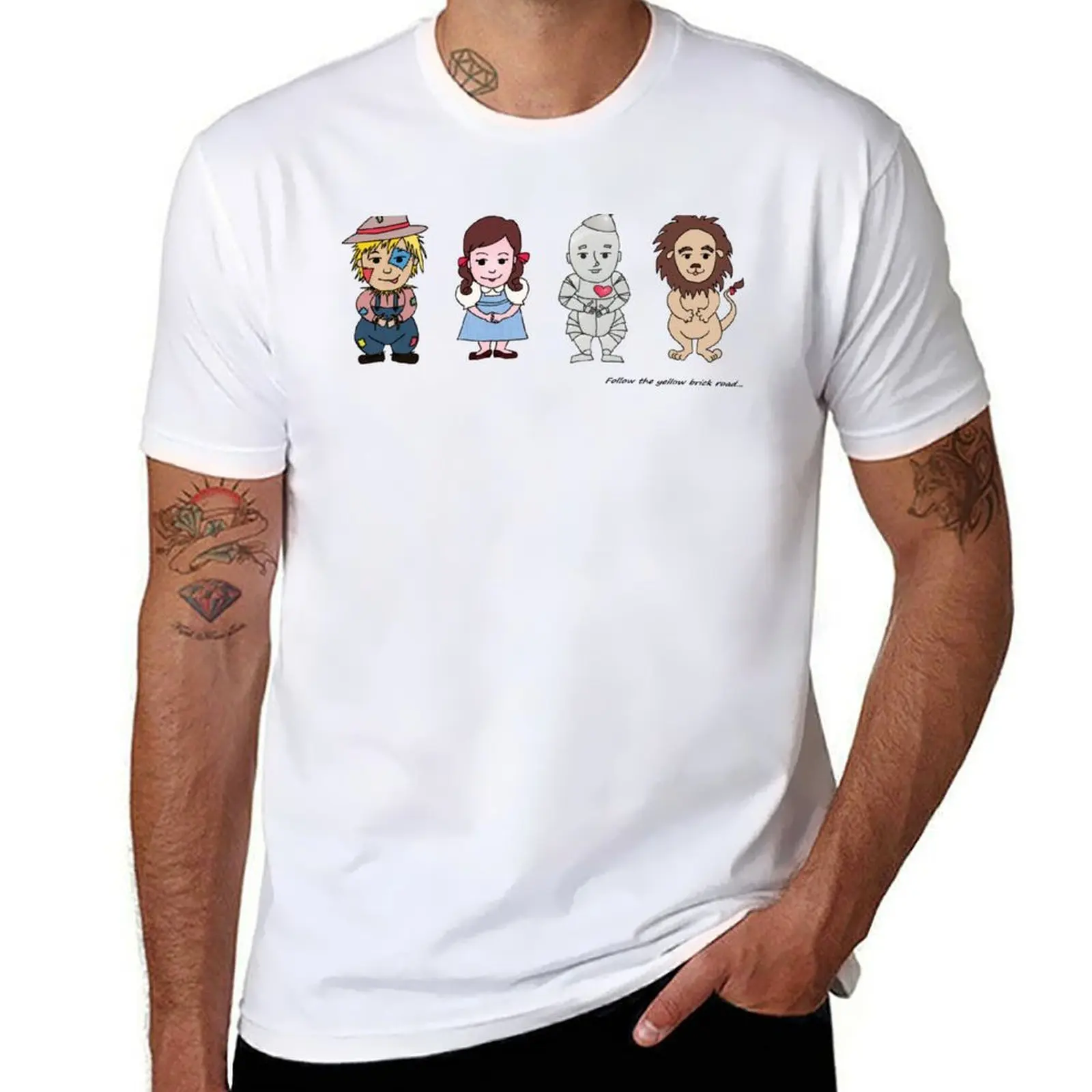 

Wizard of Oz Friends T-Shirt man t shirts cotton man t shirt summer T-Shirt