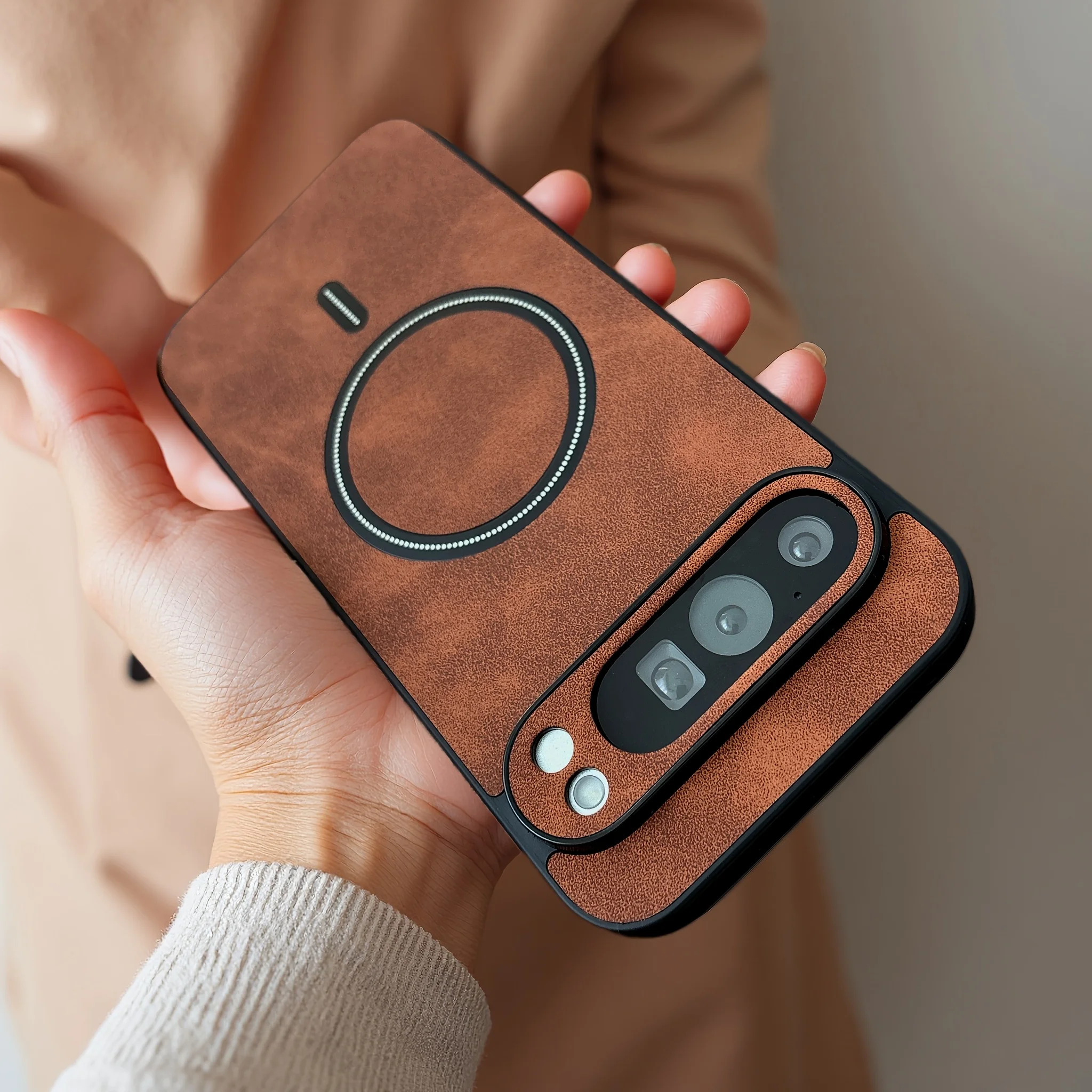 High End Business Lightweight Soft Border Magnetic Phone Case for Google Pixel 11 10 9Proxl Wireless Charging Hard Back Cover view 3