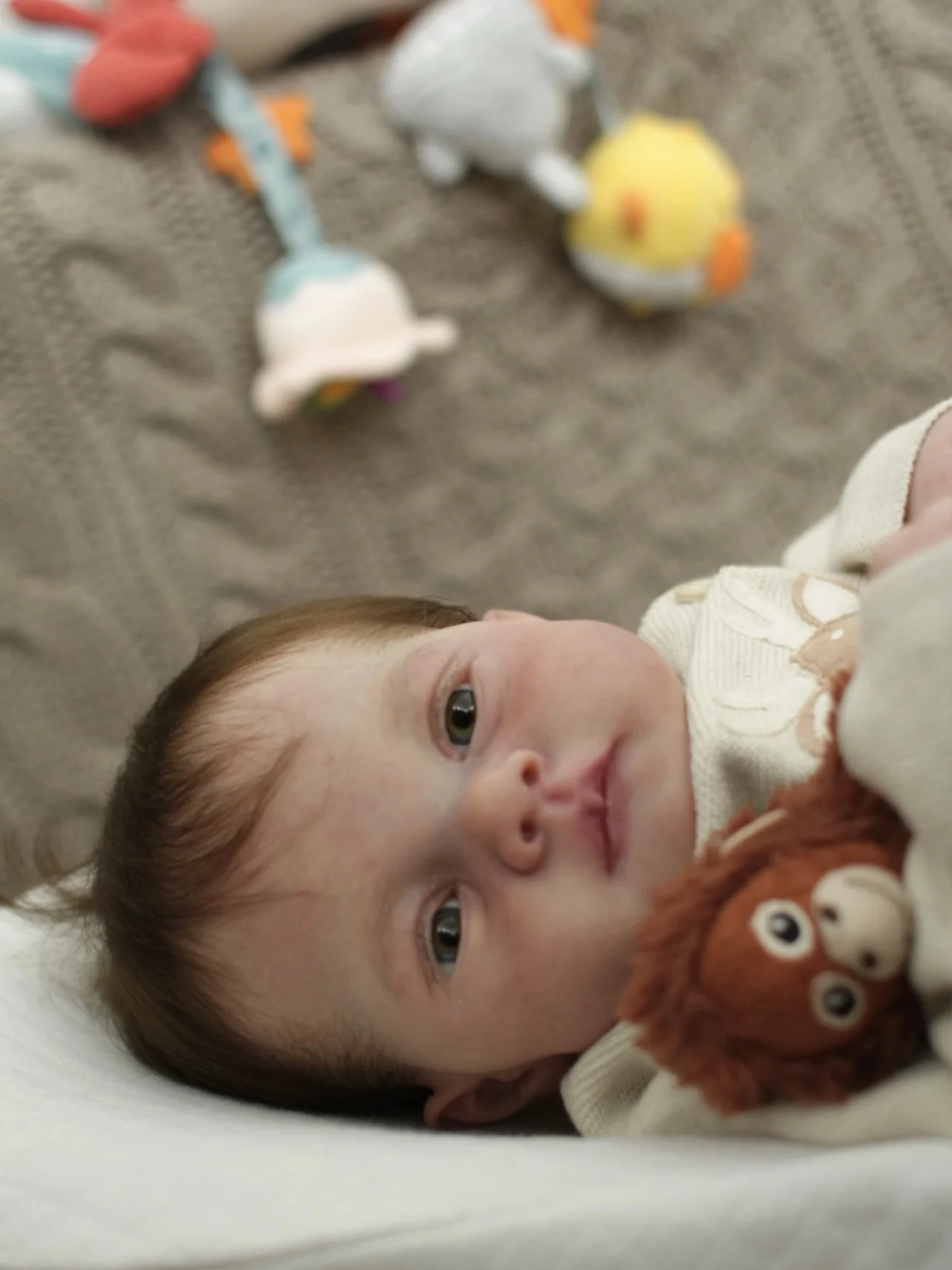 Cokela 20 بوصة/50 سنتيمتر دمية طفل حقيقي ريال لمسة ناعمة الطفل واقعية سيليكون تولد من جديد دمية طفل مع الشعر الاصطناعي المزروع يدويا