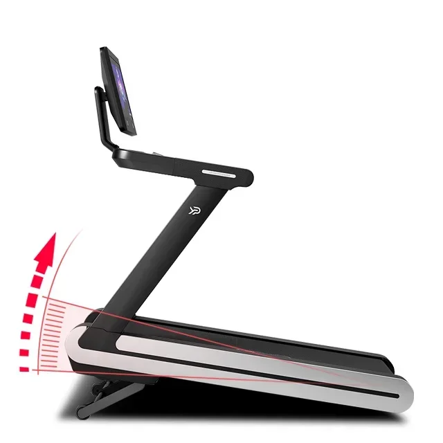 18.5 inch screen 18 grade incline large running belt  semi commercial treadmill electric newest treadmill