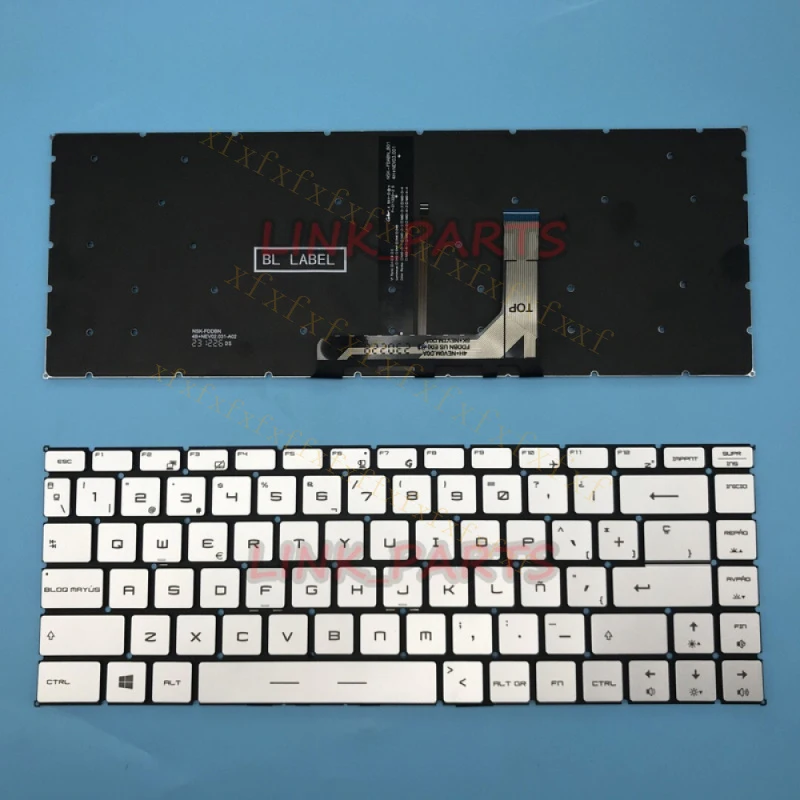 Teclado español A+ para MSI GS65 8SE 8SG 8SF Stealth Thin 8RE 8RF GS65VR MS-16Q1
