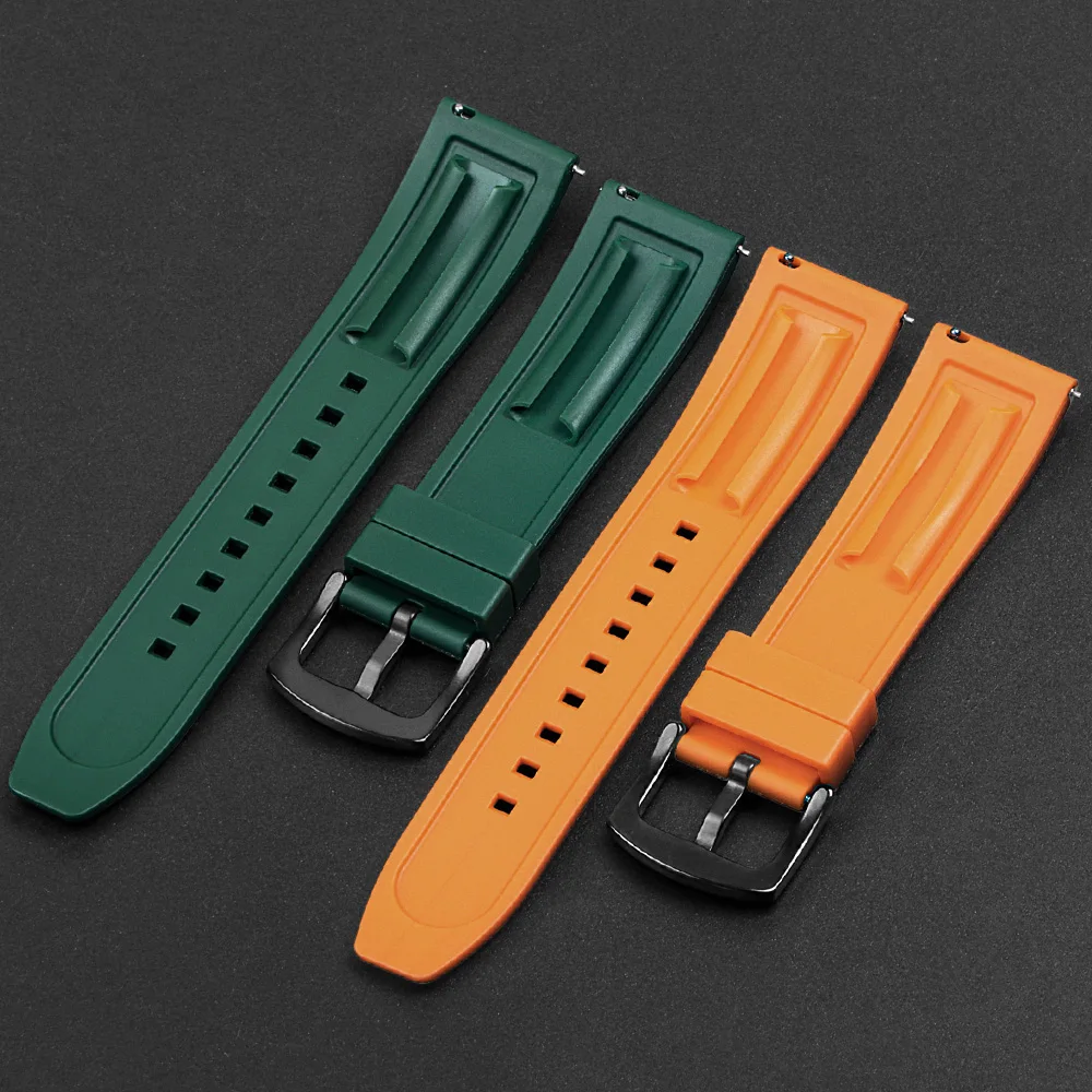 20mm 22mm 24mm Strap Silicone for Seiko Turtle Abalone Men Bracelet for Seiko 5 Skx Sports Rubber Wristband Quick Release Band