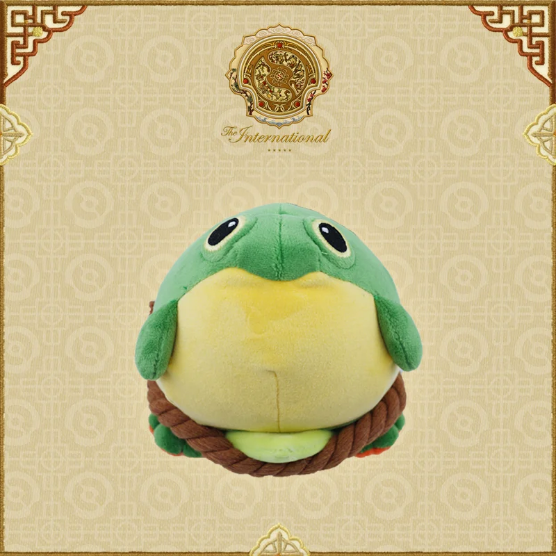 DOTA2 TI2026 Lango Little Frog Shoulder Plush Cute Soft Stuffed Toy Home Decoration Collection For E Sports Fans