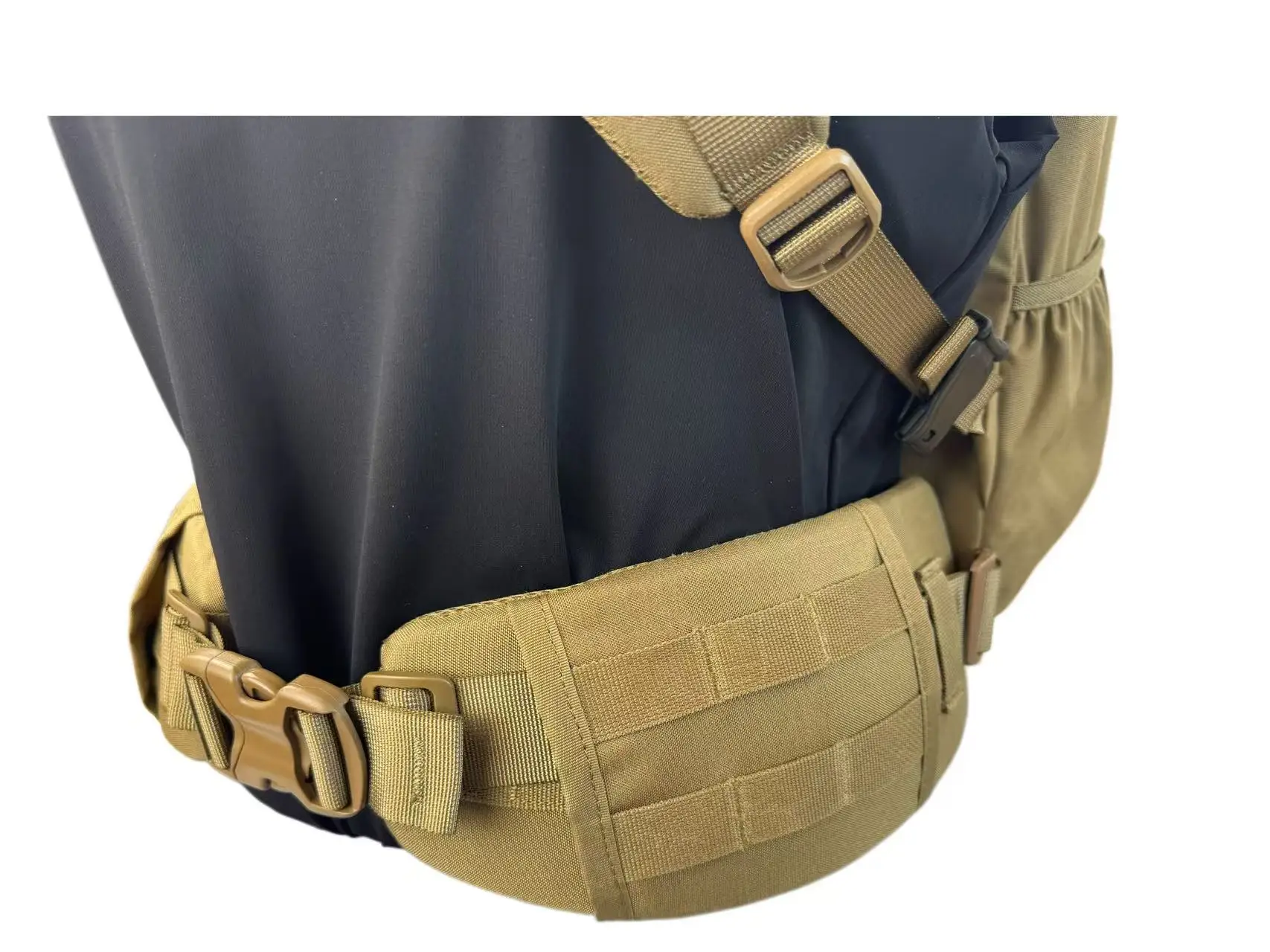 Abnehmbarer taktischer Rucksack-Gurtband-Verlängerungs-Bauchgurt-Stützkissen für Gurtband. – Detail 2