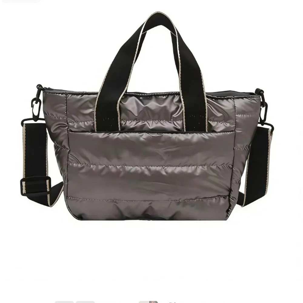 

Вместительная сумка-тоут из нейлона с множеством карманов, легкая, из хлопка, на плечо, универсальная