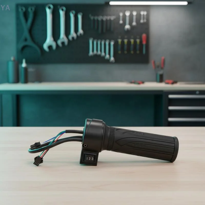 【SA】3-Speed Twist Grip Handlebar for Optimal Speed Control on Electric Bikes and Scooters