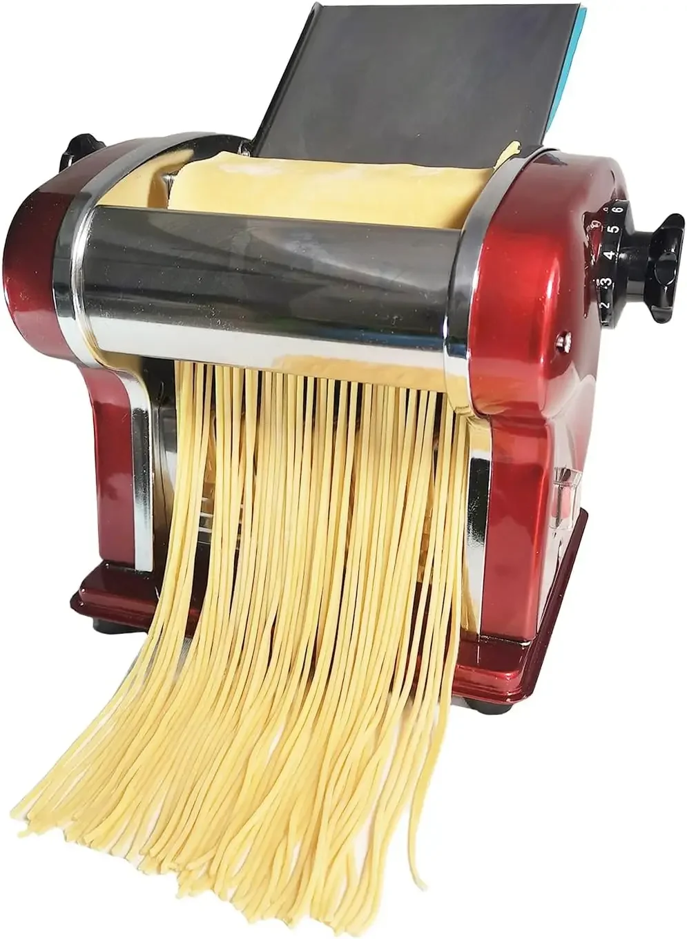 Pasta Maker Household Noodle Making Dough Pressing Machine Built-in 2.5mm Cutter 135W 5Kg/H Output for Commercial Home Use