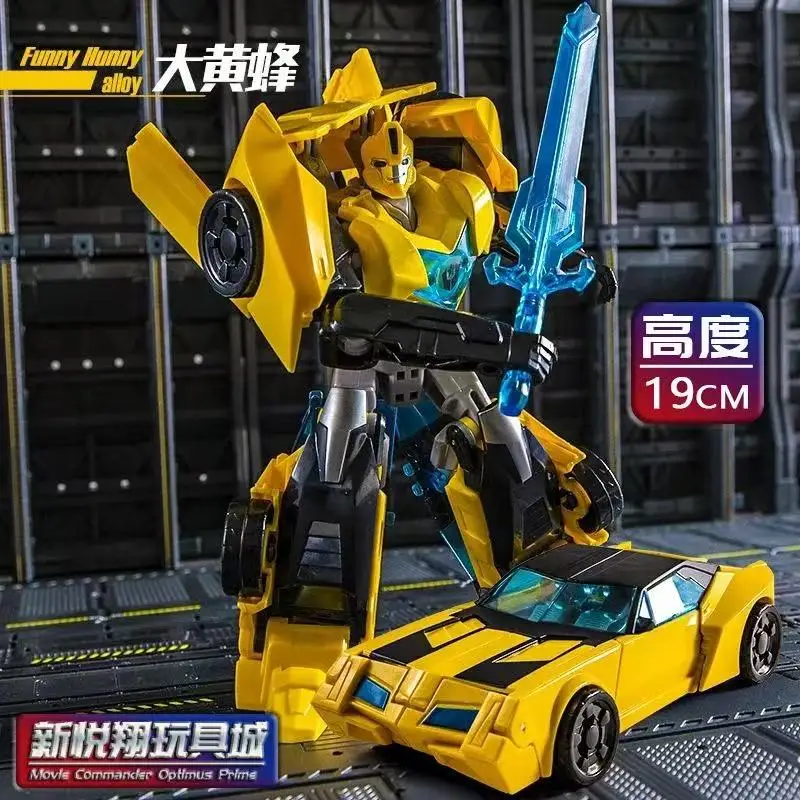 Transformation Robot Movie large size 19CM Alloy  Action Figure Collection Model Toys Boxed  Kids Gift